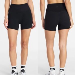 Avia Black SoftSculpt High Rise Biker Shorts